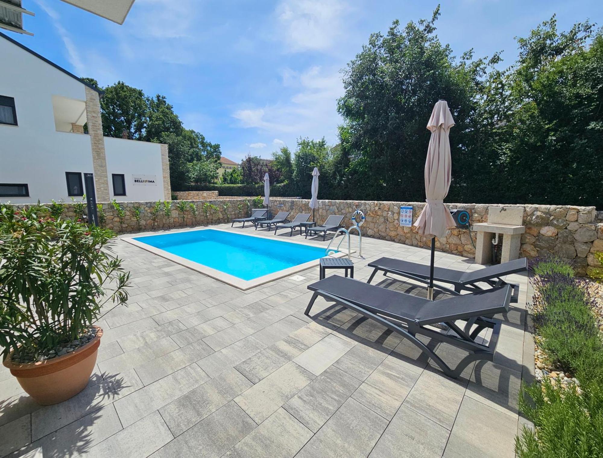 Villa Kaoru Brand New Villa With A Heated Swimming Pool Malinska Kültér fotó